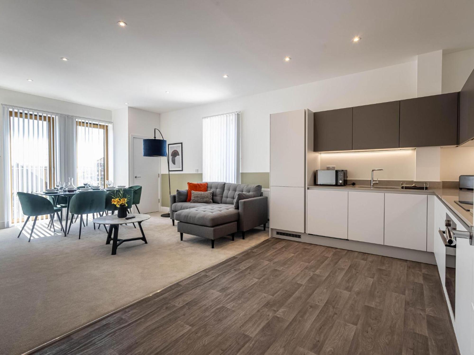 Modern Apartments With Balcony In Merton Near Wimbledon By Sojo Stay Mitcham Kültér fotó